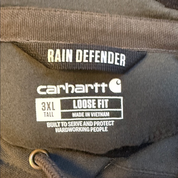 Carhartt Men's  olive green hoodie. - Picture 6 of 6